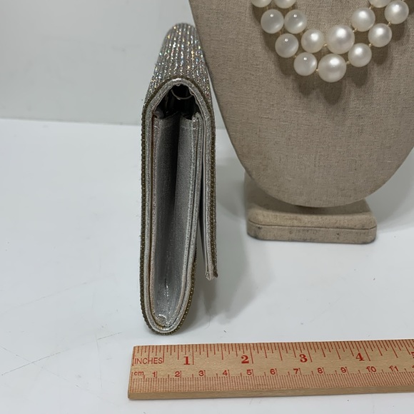 Rhinestone clutch clear irridescent - Picture 5 of 14